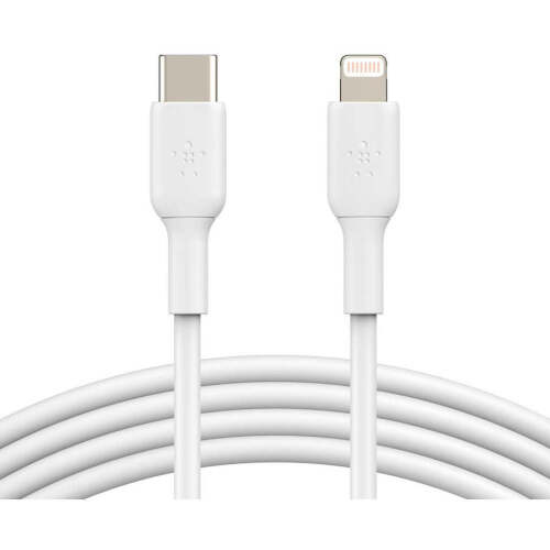 6 x Belkin BoostUp Charge USB-C to Lightning Cable 1m (White) CAA003bt1MWH