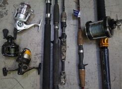 Lot of fishing gear. - 2
