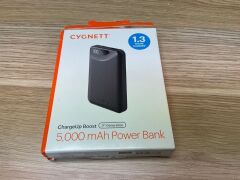 1 x Cygnett ChargeUp Maxx Digital 30k Power Bank (Black) CY4361PBCHE and 1 x Cygnett ChargeUp Boost Gen3 5K Power Bank (Black) - 12