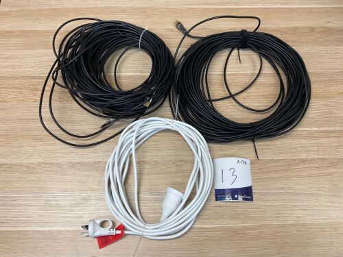 Bundle of assorted cables