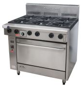 GOLDSTEIN GAS 6 BURNER STOVE WITH CONVECTION OVEN - 2