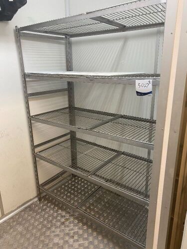 Quantity of 2 Bays of Coolroom Shelving