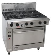 GOLDSTEIN GAS 6 BURNER STOVE WITH CONVECTION OVEN - 3