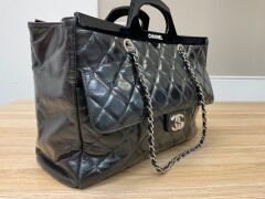 Chanel Rigid Black Quilted Leather Flap Bag - 5
