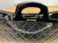 Chanel Rigid Black Quilted Leather Flap Bag - 14