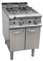 BARON GAS SPLIT PAN DEEP FRYER