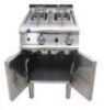 BARON GAS SPLIT PAN DEEP FRYER - 4