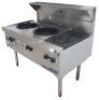 GOLDSTEIN GAS DOUBLE WOK PLUS 2 SIDE BURNERS - 3