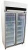 SKOPE UPRIGHT DISPLAY 2 DOOR GLASS FREEZER - 3