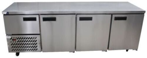 ANVIL AIRE COUNTER TOP STAINLESS STEEL 3 1/2 DOOR FRIDGE