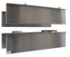 2 X STAINLESS STEEL PLATE RACK