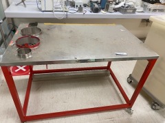 Stainless Steel Mobile Bench - 2
