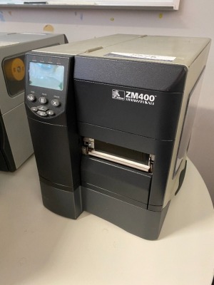 Zebra Label Printer, Model: ZM400