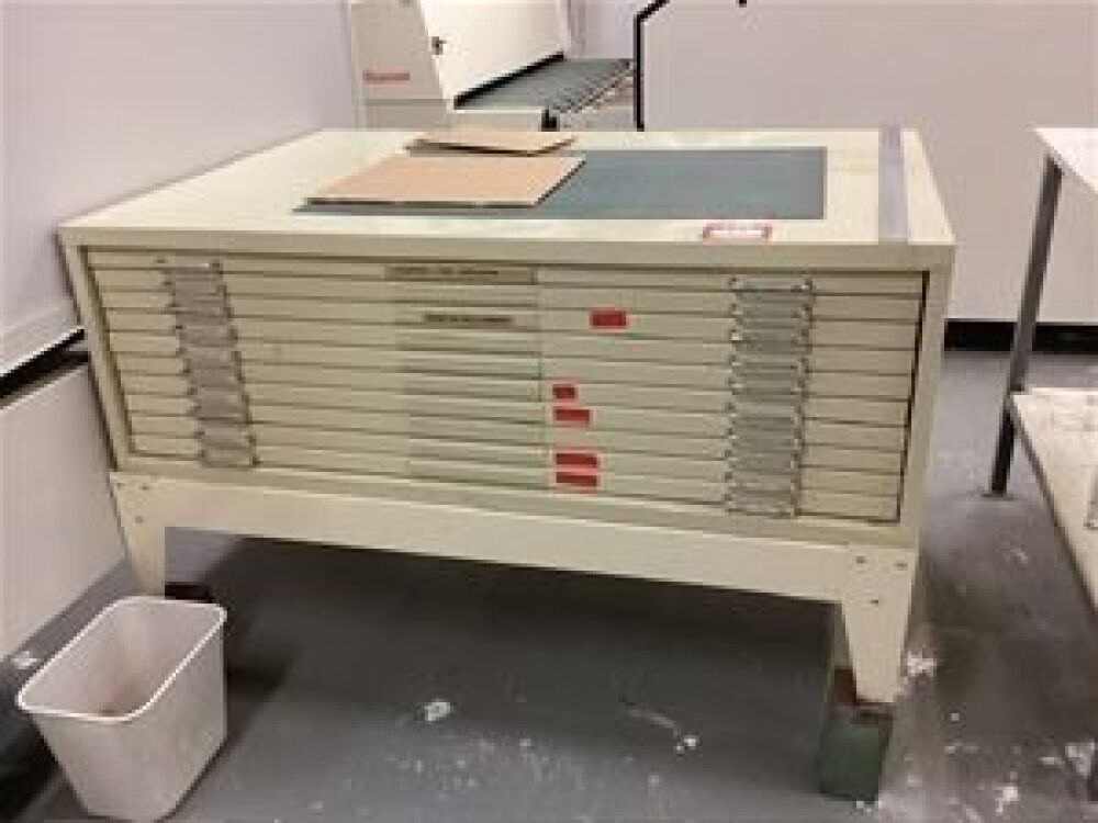 10 Drawer Map/Negative Table | Hilco Global APAC