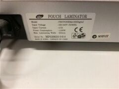 GMP Photonex 325 Digital Desk Top Pouch Laminator - 2