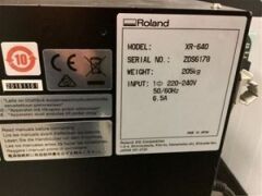 Roland Soljet Pro 4 XR -640 Eco Solvent Ink Jet Printer - 7