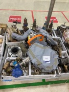 Pallet of assorted Steam Pressure Fittings including; Valves, Actuators, Thermocovers etc