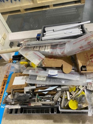 Pallet of Assorted Marchesini & Neri Parts Including Upper Guides, Right Angle & More