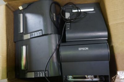 Box of 10 x Epsom thermal printers