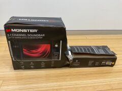 Monster 2.1 Channel Soundbar with Wireless Sub MT-SB21 - 5