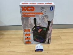 XCD Bluetooth Karaoke Machine with RGB Lighting XCDLEDKAR - 9