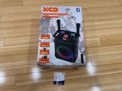 XCD Bluetooth Karaoke Machine with RGB Lighting XCDLEDKAR - 2