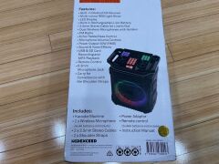 XCD Bluetooth Karaoke Machine with RGB Lighting XCDLEDKAR - 7