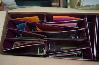 2 x boxes of assorted binders