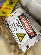 Pallet of assorted Safety Signs, Fabric Filters & More - 4