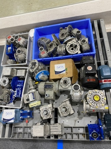Pallet of Approx 30 assorted Electric Induction Motors & Drives