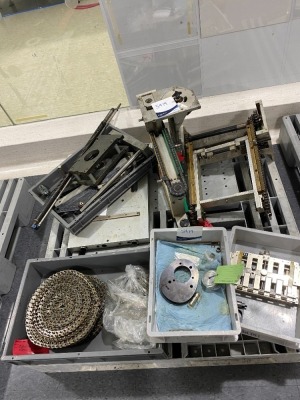 Pallet of Assorted Cartoner Parts to Suit Uhlman UPS3 & Klockner