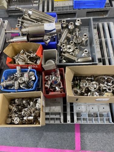 Pallet of Assorted Stainless Steel Sterivalves & More