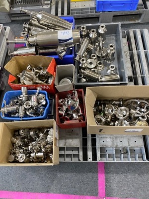 Pallet of Assorted Stainless Steel Sterivalves & More