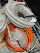 Pallet of assorted Corrugated Plastic Conduit, Electrical Cable & Electrical Starter Switch - 2