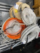 Pallet of assorted Corrugated Plastic Conduit, Electrical Cable & Electrical Starter Switch - 6
