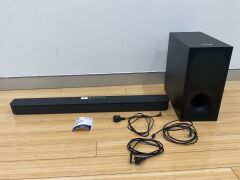 Sony 2.1 Channel Soundbar with Wireless Subwoofer HTS400 - 2