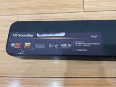 LG SN5Y 400W 2.1 Channel DTS Virtual: X Soundbar SN5Y - 5