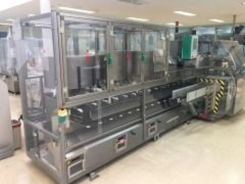 2006 Marchesini MA320 Cartoner and Nordson Problue 7 Hot Melt Gluer