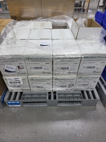 Pallet of BioClean Emerald Sterile Nitrile Cleanroom Gloves 300mm 