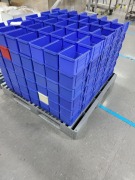 Pallet of Stackable Dexion Max Bin 20 - Approx 140 plastic bins. - 2