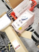 Pallet consisting of SICK PS364-2 PHOTRONIK CONTROLLER, Demag Frequency inverter, Laetus polyphem touchscreen, Fluro lamps