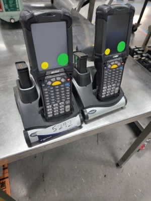 Quantity of 2 x Symbol Hand Held Scanners, Model: MC92NO