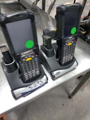 Quantity of 2 x Symbol Hand Held Scanners, Model: MC92NO