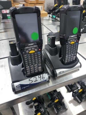 Quantity of 2 x Symbol Hand Held Scanners, Model: MC92NO