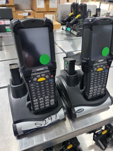 Quantity of 2 x Symbol Hand Held Scanners, Model: MC92NO