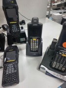 6 Various Hand Scanners and 1 RF scanner with 5 charge bases. - 2