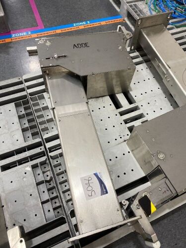 ADDE Extendable Conveyor Section Stainless Steel Housing, approx 90 x 680 x 1350mm