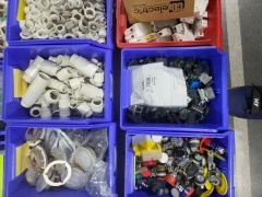 3x Pallets of Assorted Fuses, bulbs, cable glands, plastic conduit joinery & more - 5