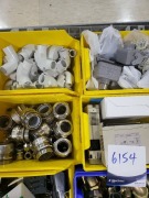 Pallet of conduit connectors, brass couplings, relay switches, circuit breakers - 2