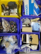 Pallet of conduit connectors, brass couplings, relay switches, circuit breakers - 4